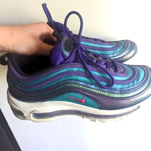 Nike Air Max 97 SE GS Iridescent AV3181-500 size 7y